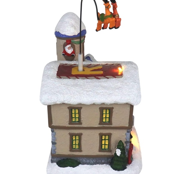 Top Treasures Reindeer School Christmas Village‎ Animated Pre Lit - Picture 3 of 7